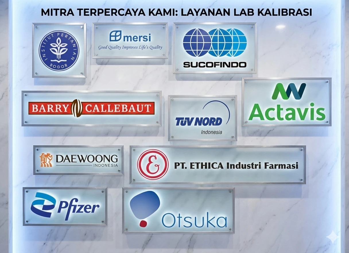 list pelanggan kalibrasi alat lab