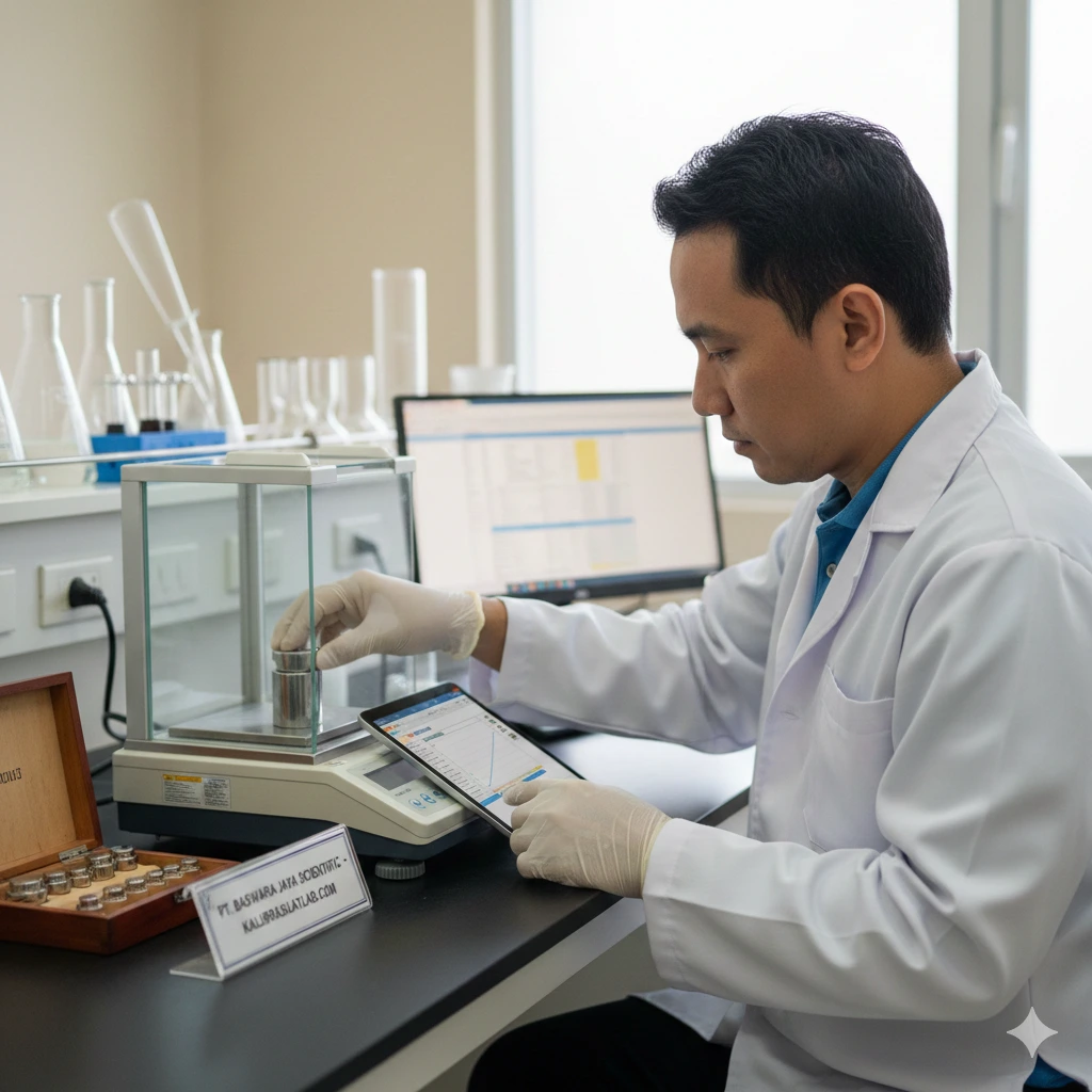 kalibrasi alat lab timbangan