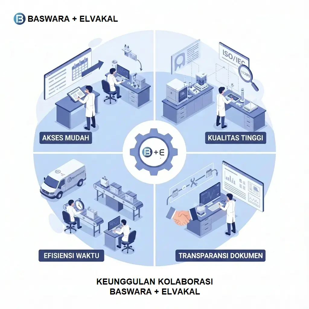 kolaborasi layanan kalibrasi alat lab